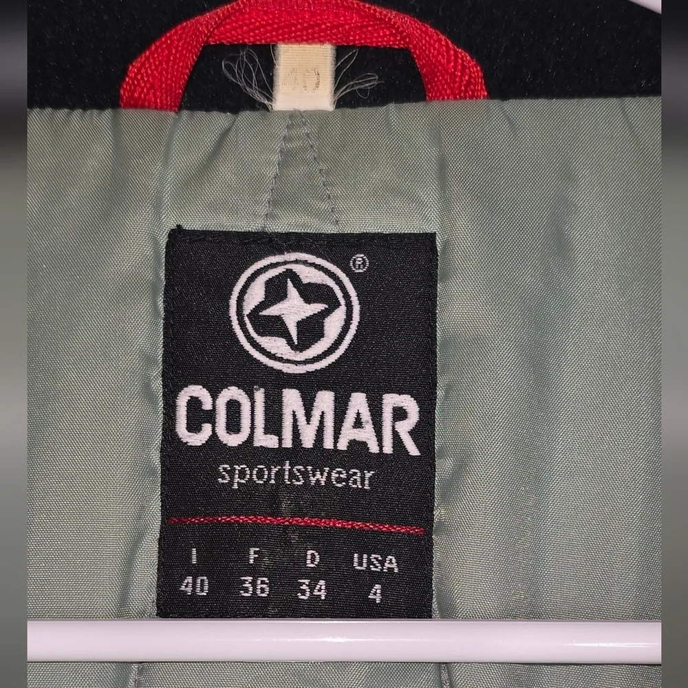 Colmar Sportswear Jacket Size USA 40 Black Stone